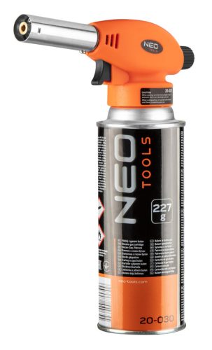 Neo Tools Gázforrasztó készlet, fej+ eldobható palack (EN 417, 227g)