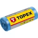 Topex Szemeteszsák 120L, kék, nagyon erős, méretek:70x110cm, vastagság: 40 mic, LDPE fólia, 10db