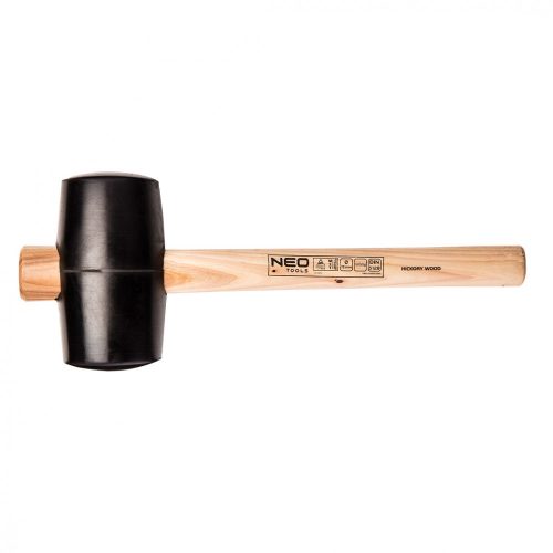 Neo Tools Gumikalapács 90mm 1200g, hickory nyél