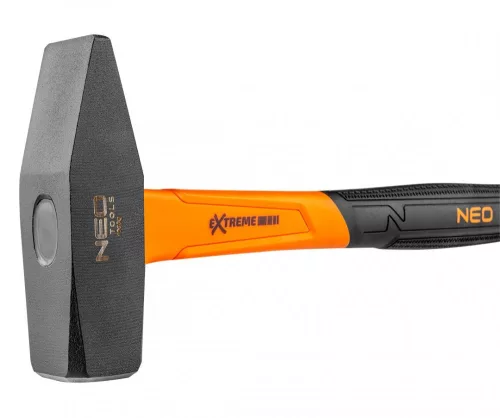 Neo Tools Általános kalapács 1000 g, üvegszál nyél, kétkomponensű markolat