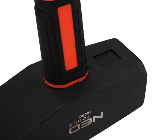 Neo Tools Általános kalapács 8kg, üvegszál nyél, kétkomponensű markolat