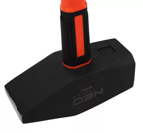 Neo Tools Általános kalapács 10kg, üvegszál nyél, kétkomponensű markolat