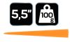 Neo Tools Műanyag fahasító ék 5,5"