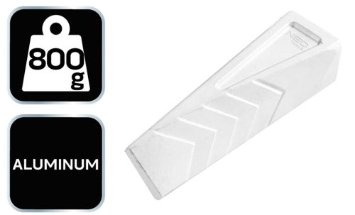 Neo Tools Alumínium csavart fahasító ék, 800 g, fogazott