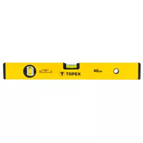 Topex vizmérték 400mm 2 libellás, aluminium, ±1mm/m