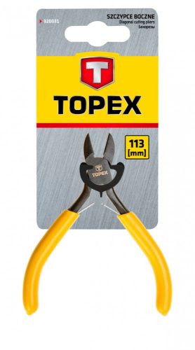 Topex műszerész oldalcsípőfogó 113mm