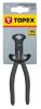 Topex homlokcsípő fogó 160mm