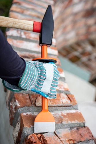 Neo Tools Laposvéső kézvédővel, 75x20x300mm