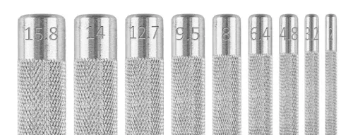 Neo Tools Bőrlyukasztó készlet, szénacél, 15db-os, 2-22mm, oxfordszövet tok