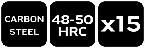 Neo Tools Bőrlyukasztó készlet, szénacél, 15db-os, 2-22mm, oxfordszövet tok