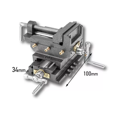 Neo Tools Gépsatu, 2 irányban állítható 100mm