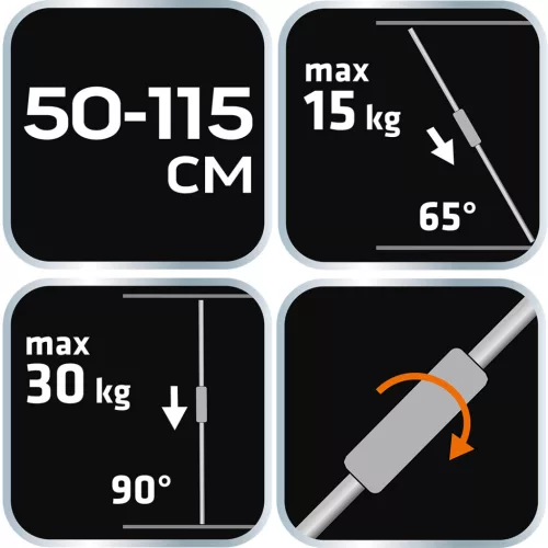 Neo Tools Teleszkópos támasztórúd 50-115cm