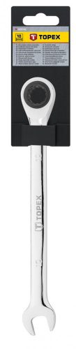 Topex csillag-villáskulcs racsnis 10mm