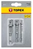 Topex adapterkészlet 3r. 1/4" -3/8" -1/2"