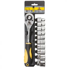Topex dugókulcs készlet 11r. 1/2" racsnikulcs