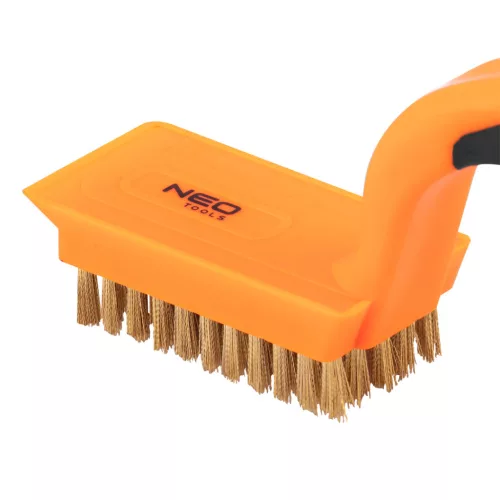 Neo Tools Drótkefe, sárgaréz, 5x11 sor