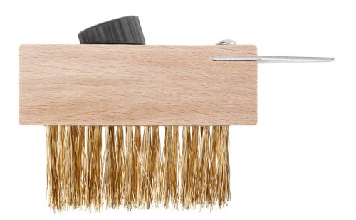 Neo Tools Drótkefe térkőtisztításhoz, fugakaparó pengével