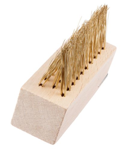 Neo Tools Drótkefe térkőtisztításhoz, fugakaparó pengével