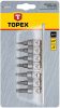 Topex bit készlet torx 7r. 1/4" t10-40