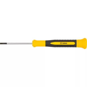 Topex Műszerész, precíziós csavarhúzó, lapos, 2.5x50mm