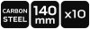 Neo Tools Lombfűrészlap, 140mm, szénacél, 10db