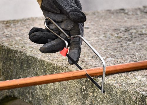 Neo Tools Fémfűrész, 150mm, fém keret, szénacél lap