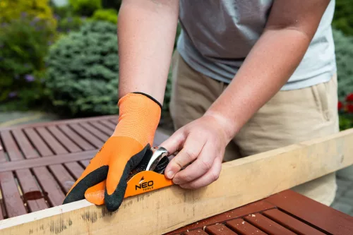 Neo Tools Kézi gyalu, fémházas, fához, 163x45mm