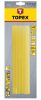 Topex Ragasztópatron, 11x250mm, 12db, 300g, átlátszó sárga