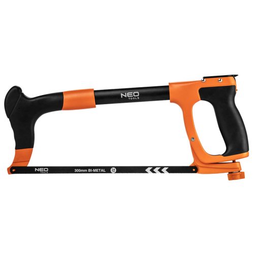 Neo Tools Fémfűrész 300mm laptartóval, alumínium, kétkomponensű markolat