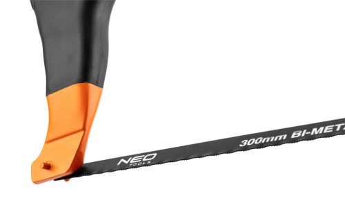 Neo Tools Fémfűrész 300mm laptartóval, alumínium, kétkomponensű markolat