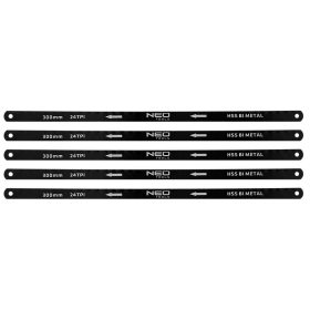   Neo Tools Fémfűrészlap készlet 300x12, 5mm, 5db, HSS Bimetal