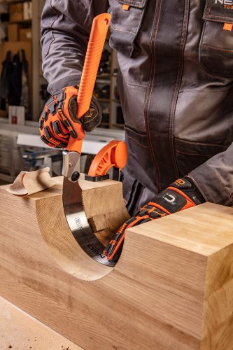 Neo Tools Japán fűrész, fűrészlap:250mm(10") 11 TPI, hegyes, összecsukható