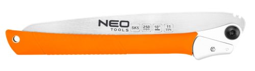 Neo Tools Japán fűrész, fűrészlap:250mm(10") 11 TPI, hegyes, összecsukható