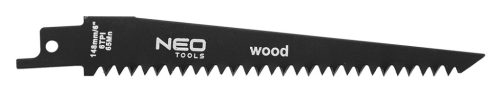 Neo Tools Kézifűrész szett univerzális befogóval, 4 db lappal, dekopír és orrfűrész lapokhoz.