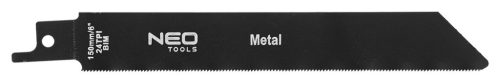 Neo Tools Kézifűrész szett univerzális befogóval, 4 db lappal, dekopír és orrfűrész lapokhoz.