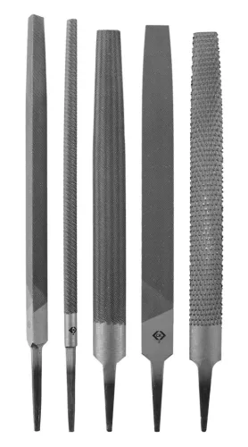 Neo Tools Reszelő készlet univerzális 5db-os, gyorscsatlakozós nyéllel, oxfordszövet tokban