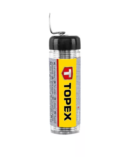 Topex Forrasztópisztoly 150W, kiegészítőkkel, 3db pákacsúcs, forrasztókrém, forrasztóón, kofferben