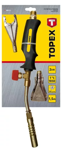 Topex Gázforrasztó, perzselő, gázégő készlet PROFI