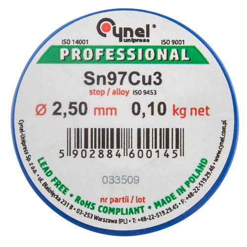 Cynel Forrasztókészlet rézforrasztáshoz, forrasztóón és paszta