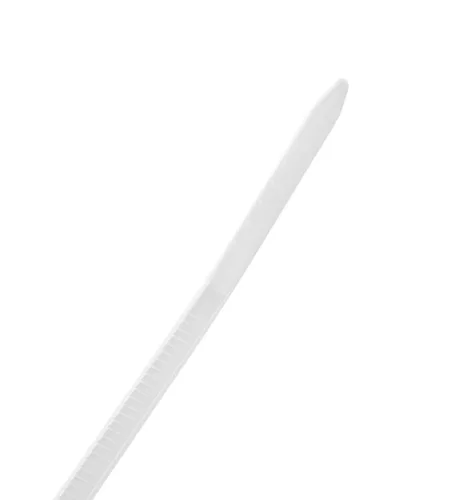 Topex Kábelkötegelő, gyorskötöző, 2,5mm x 200mm, fehér, 100db