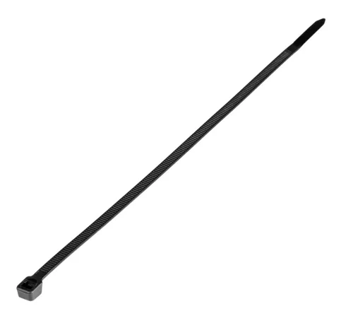 Topex Kábelkötegelő, gyorskötöző, 3,6mm x 200mm, fekete, 100db