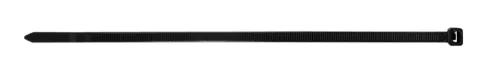 Topex Kábelkötegelő, gyorskötöző, 4,8mm x 200mm, fekete, 75db