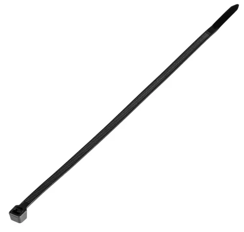 Topex Kábelkötegelő, gyorskötöző, 4,8mm x 300mm, fekete, 75db