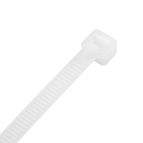 Topex Kábelkötegelő, gyorskötöző, 4,8mm x 370mm, fehér, 75db