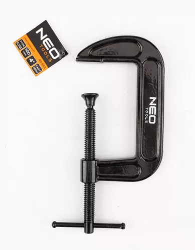 Neo Tools Kézi szorító, öntöttvas, 100mm, 4", 567g