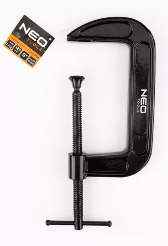Neo Tools Kézi szorító, öntöttvas, 125mm, 5", 815g