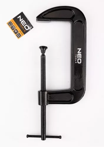 Neo Tools Kézi szorító, öntöttvas, 150mm, 6", 1146g