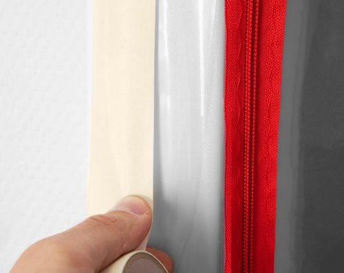 Neo Tools Porvédő függöny fólia ajtóra, "L" alakban záródó