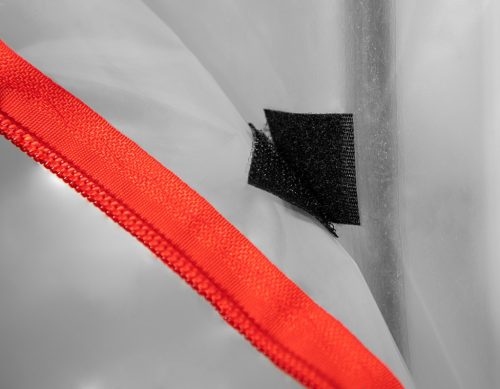 Neo Tools Porvédő függöny fólia ajtóra, "L" alakban záródó