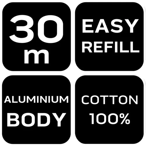 Neo Tools Kicsapózsinór alu házas, 30m